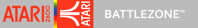 Battlezone logo for Atari 2600